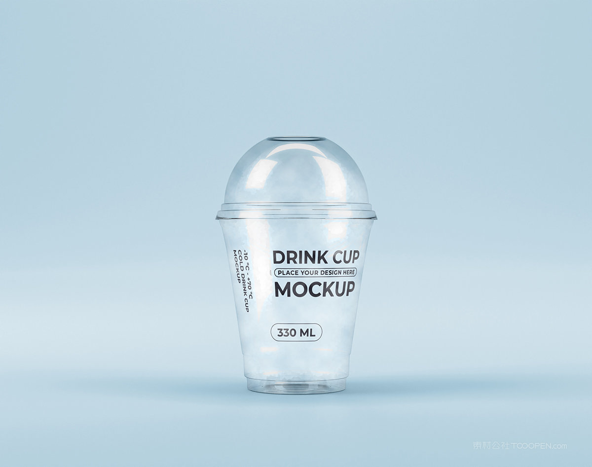 【1249期】一次性透明奶茶杯子样机 (12)