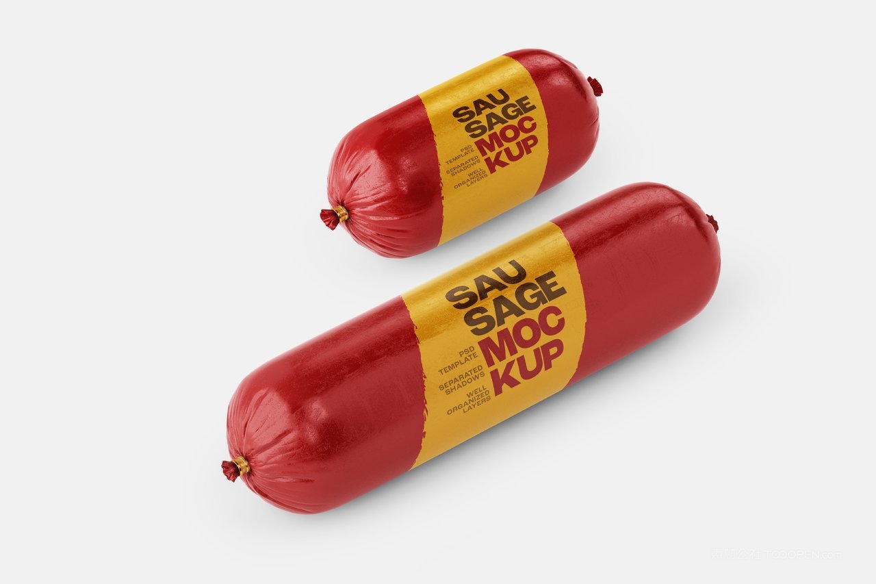 【1315期】红色火腿肠香肠样机 (11)