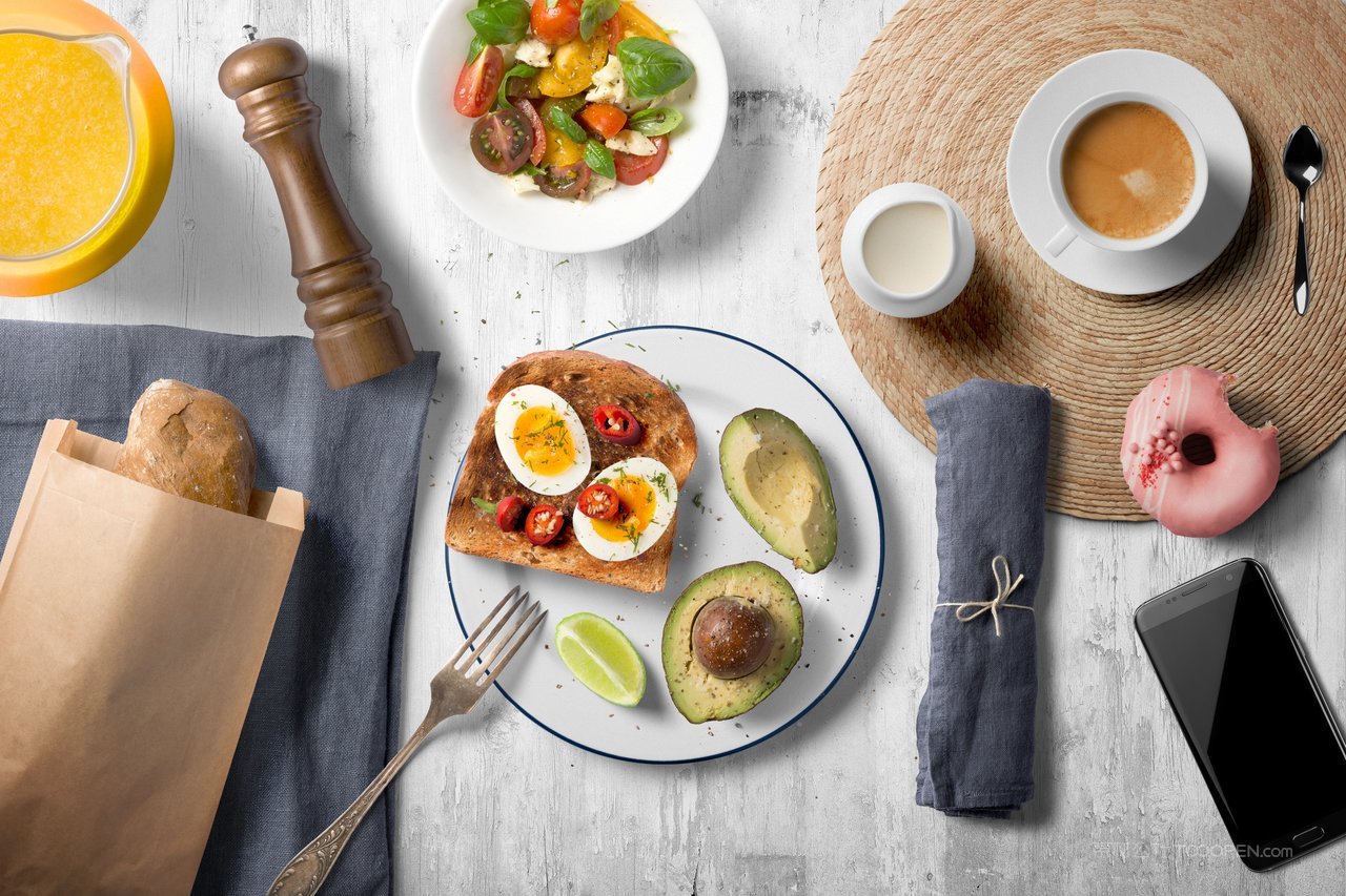 牛排西餐餐具样机模板 (24)