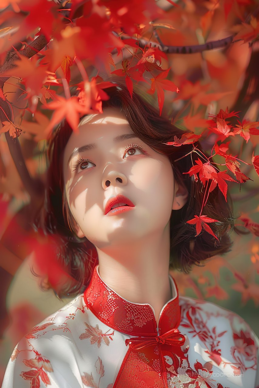 优美青春美女清纯女性时尚魅力年轻