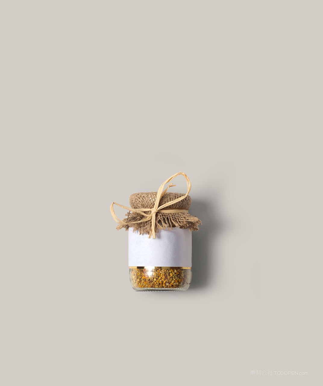 小米酱料高级玻璃瓶包装样机