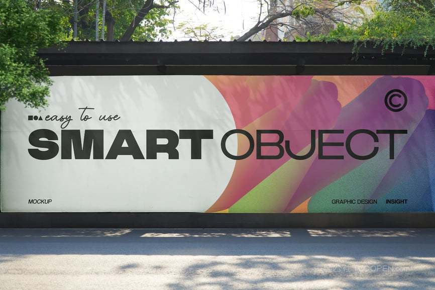 街墙广告位样机