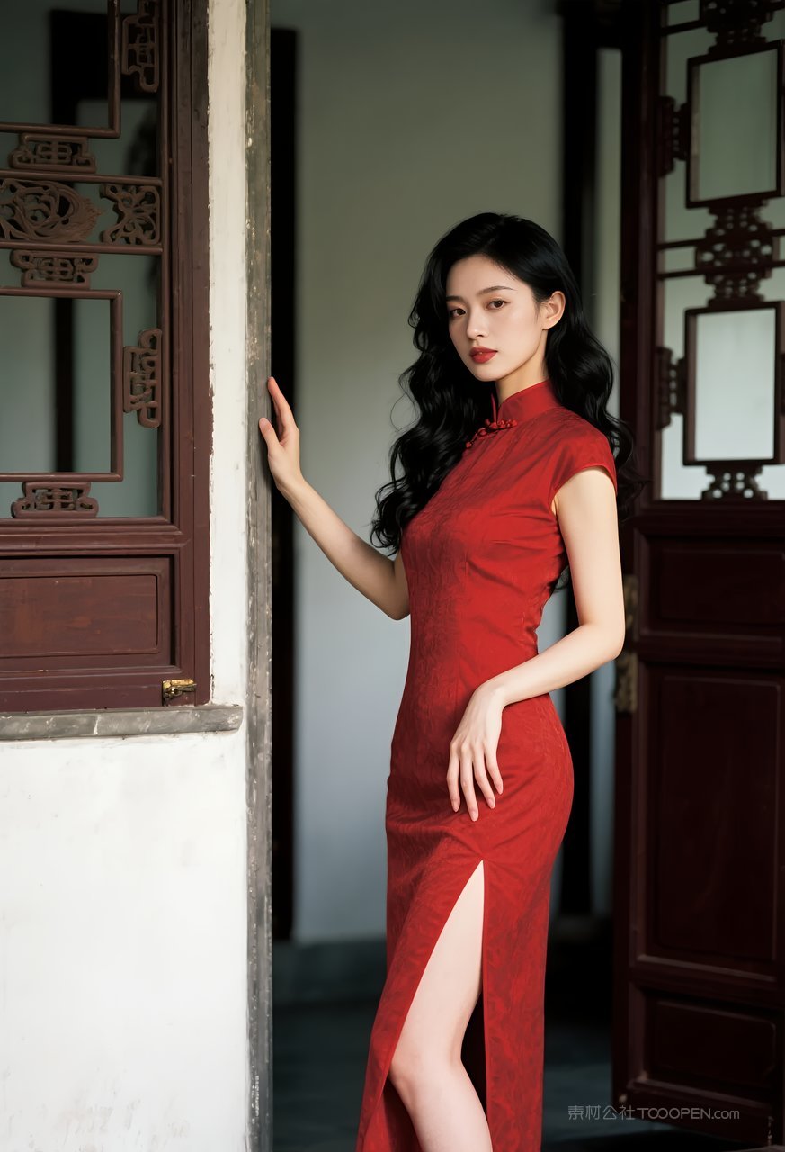 写真美女时尚女性气质动人迷人