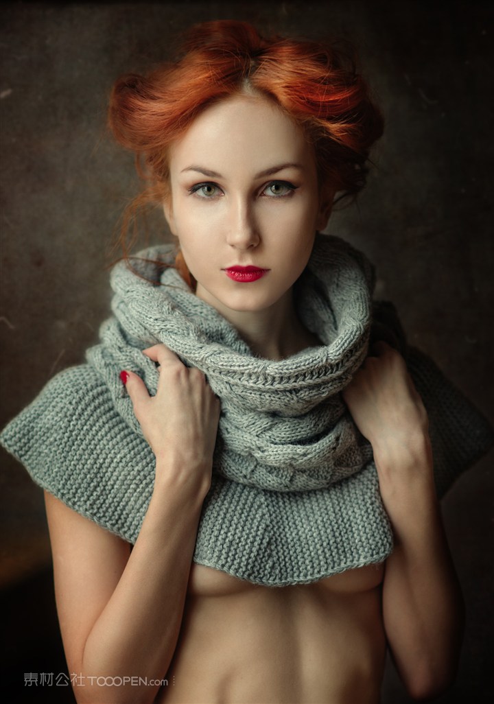 红发裸体欧美美女图片