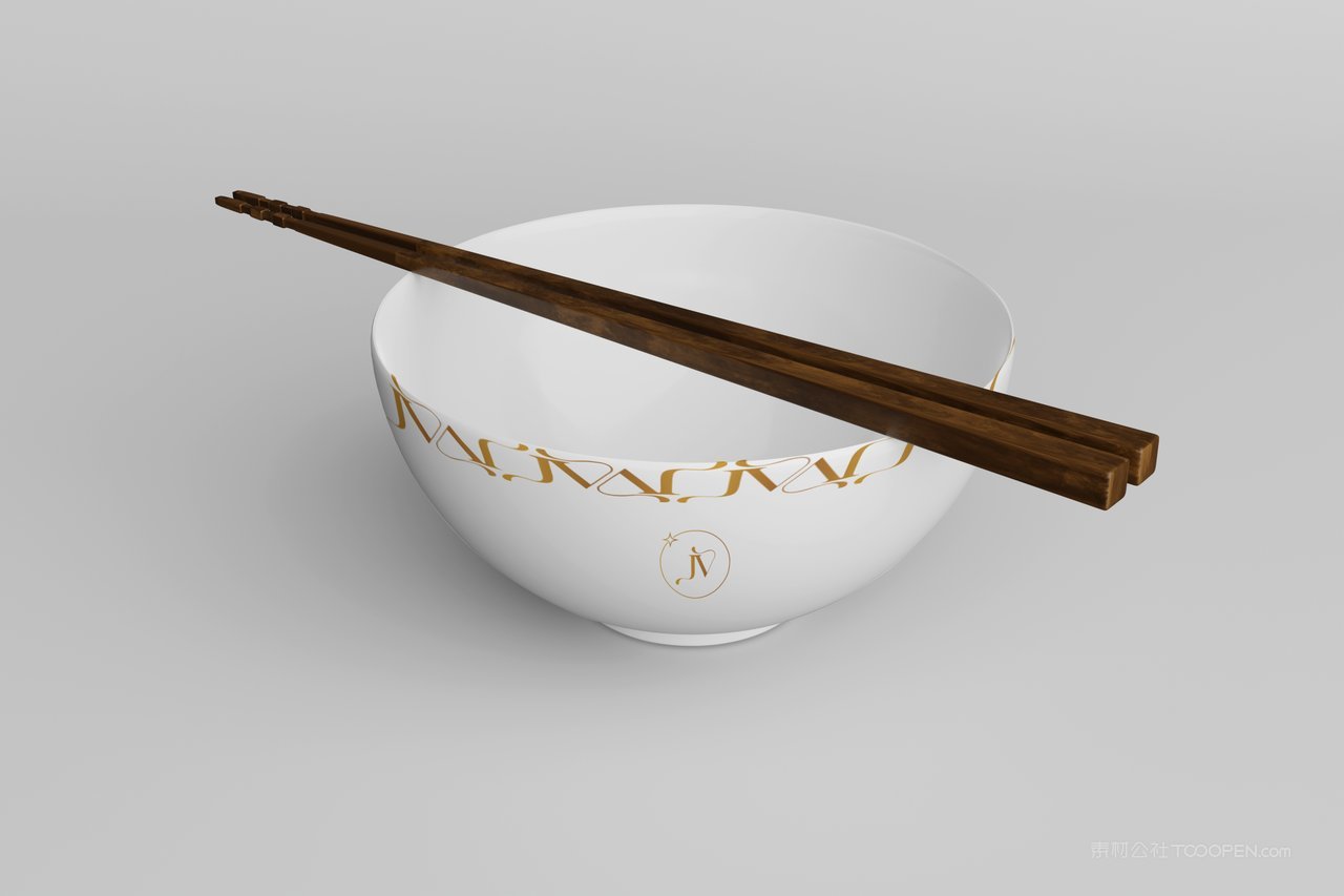 圆形陶瓷碗样机