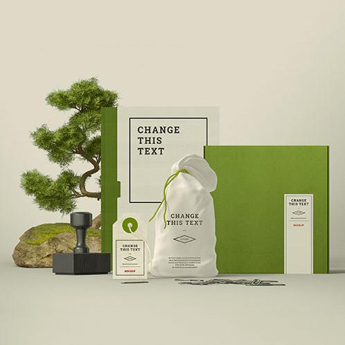 清新包装VI样机