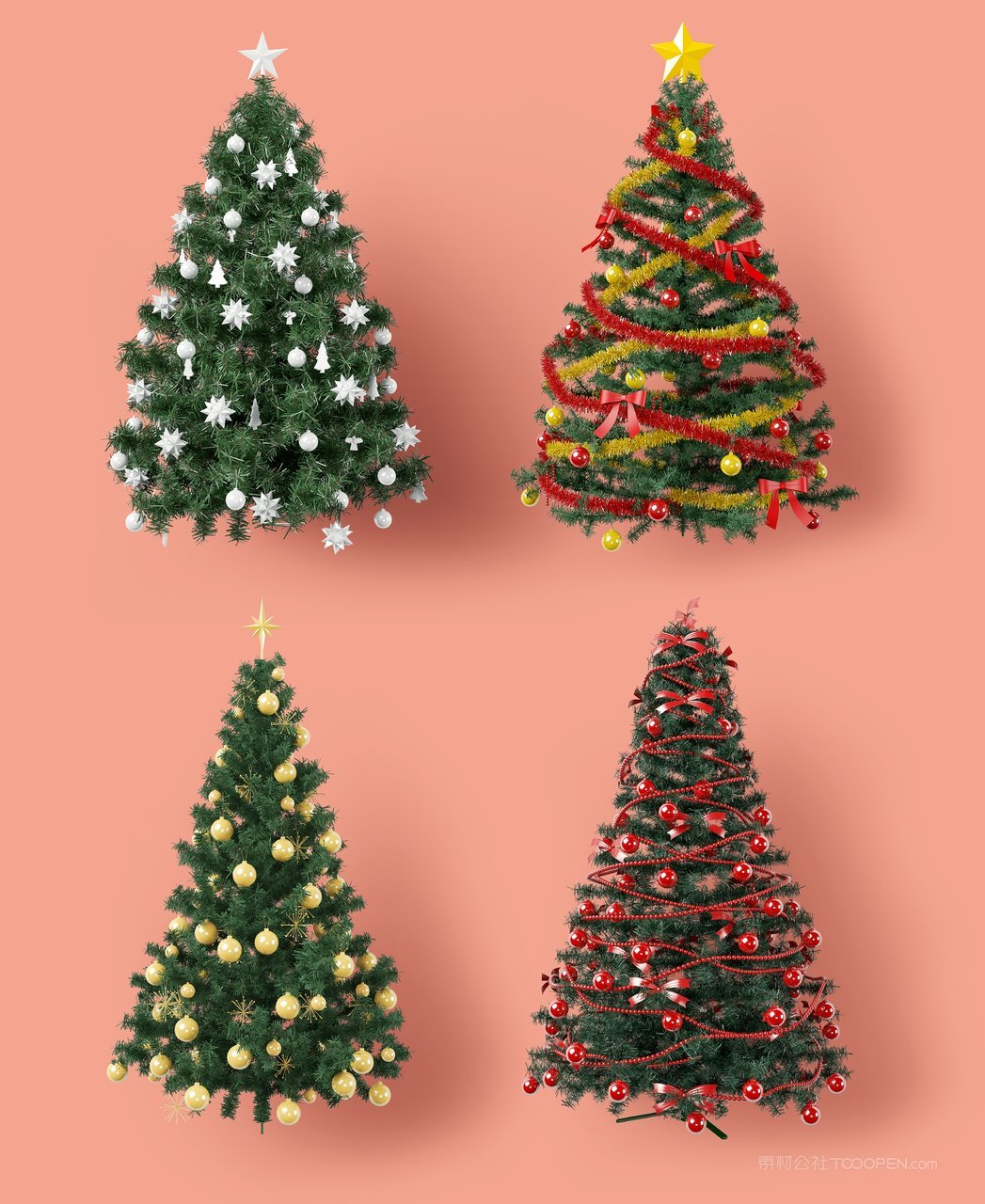 圣诞节场景圣诞树样机素材