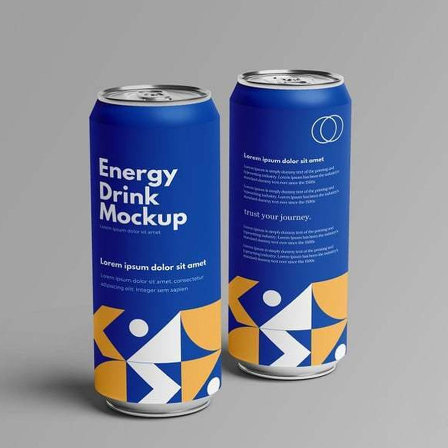 苏打水易拉罐样机