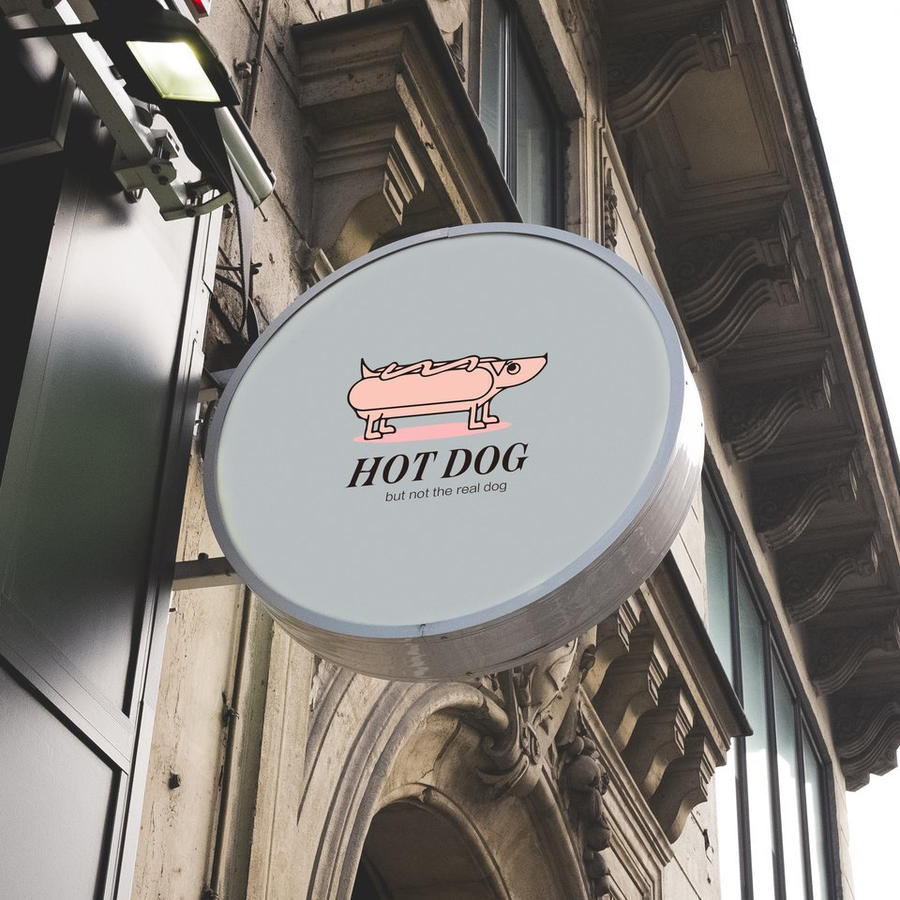 餐饮品牌汉堡披萨快餐vi形象样机 (8)