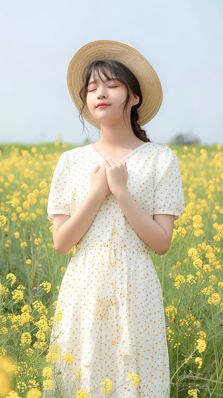 写真模特少女年轻美女清纯