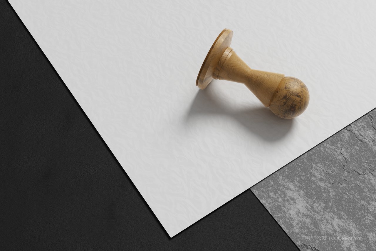 邮票章场景样机