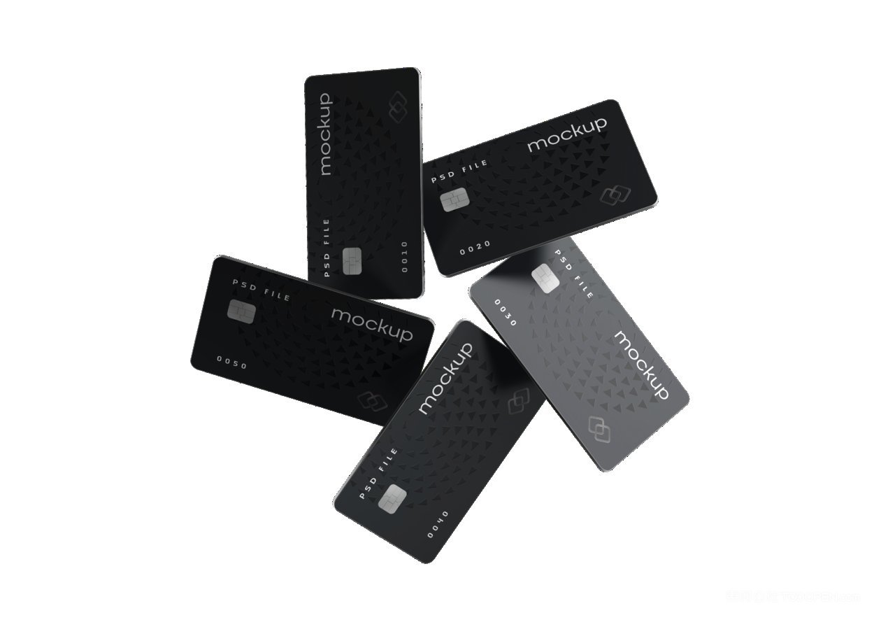 信用卡和借记卡样机