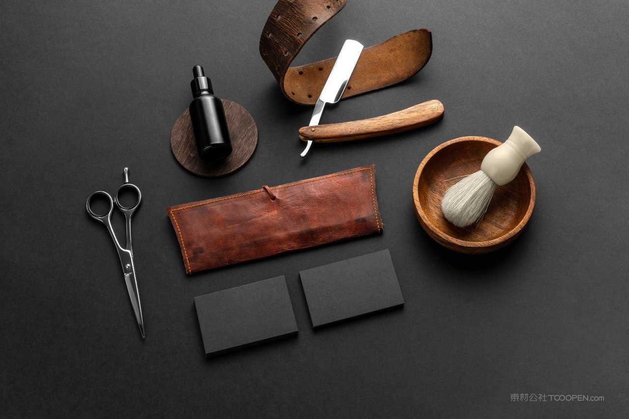 理发店用品样机模板 (5)