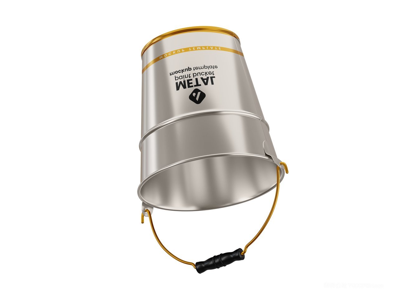 金属桶标识样机