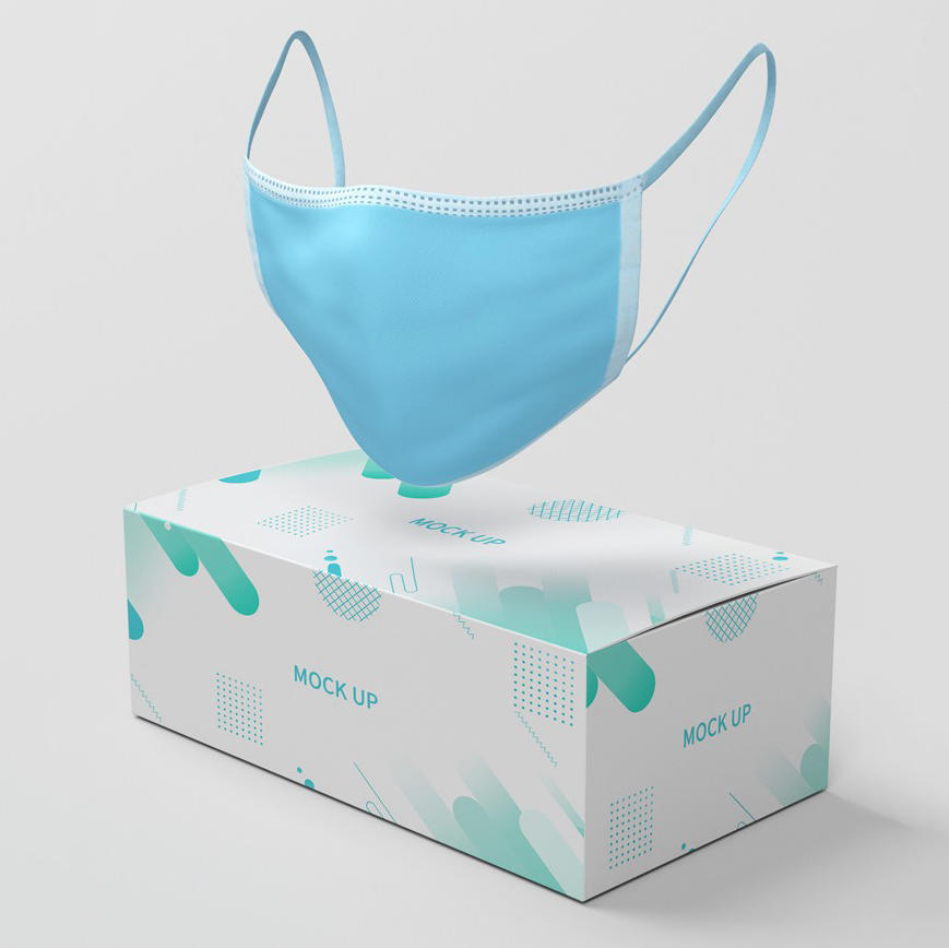 3d口罩盒子样机