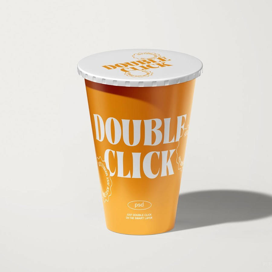 饮料塑料杯杯子样机