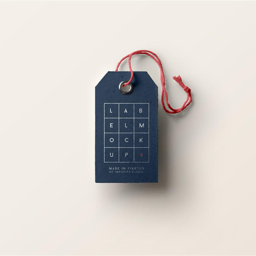 衣服吊牌样机模板