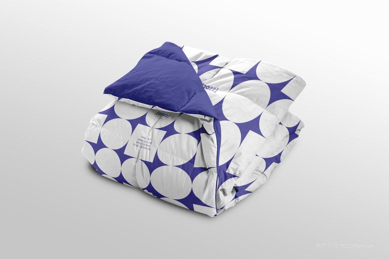 品牌棉被文创企业ps分层智能样机