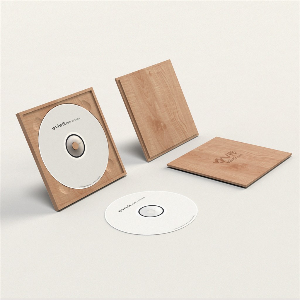 木纹CD盒样机