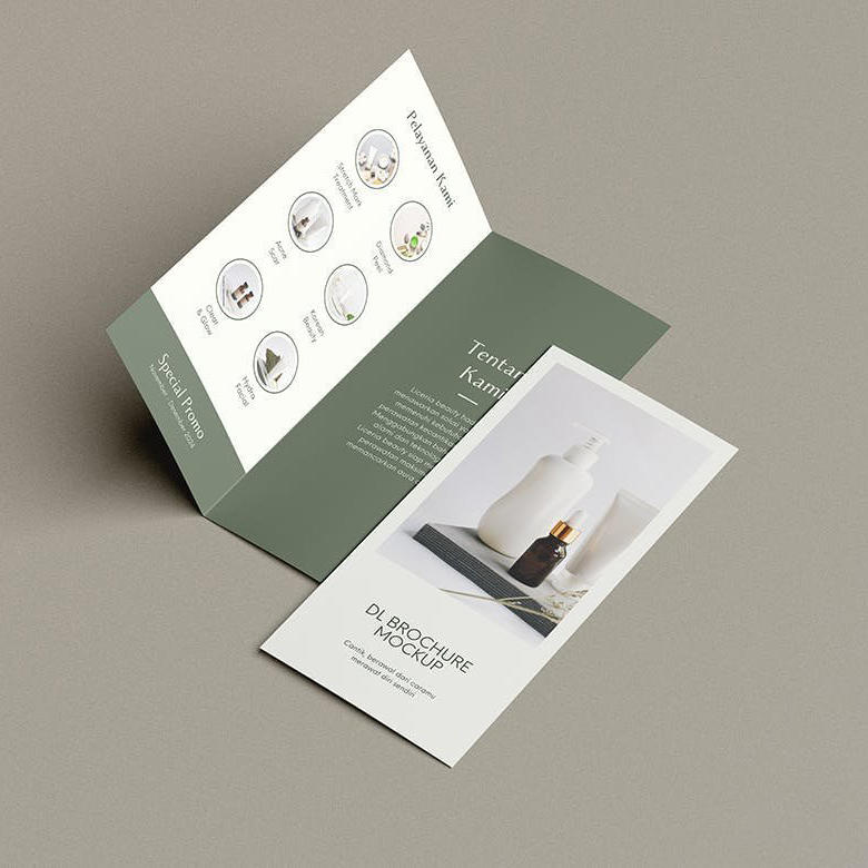 双折页dl传单样机