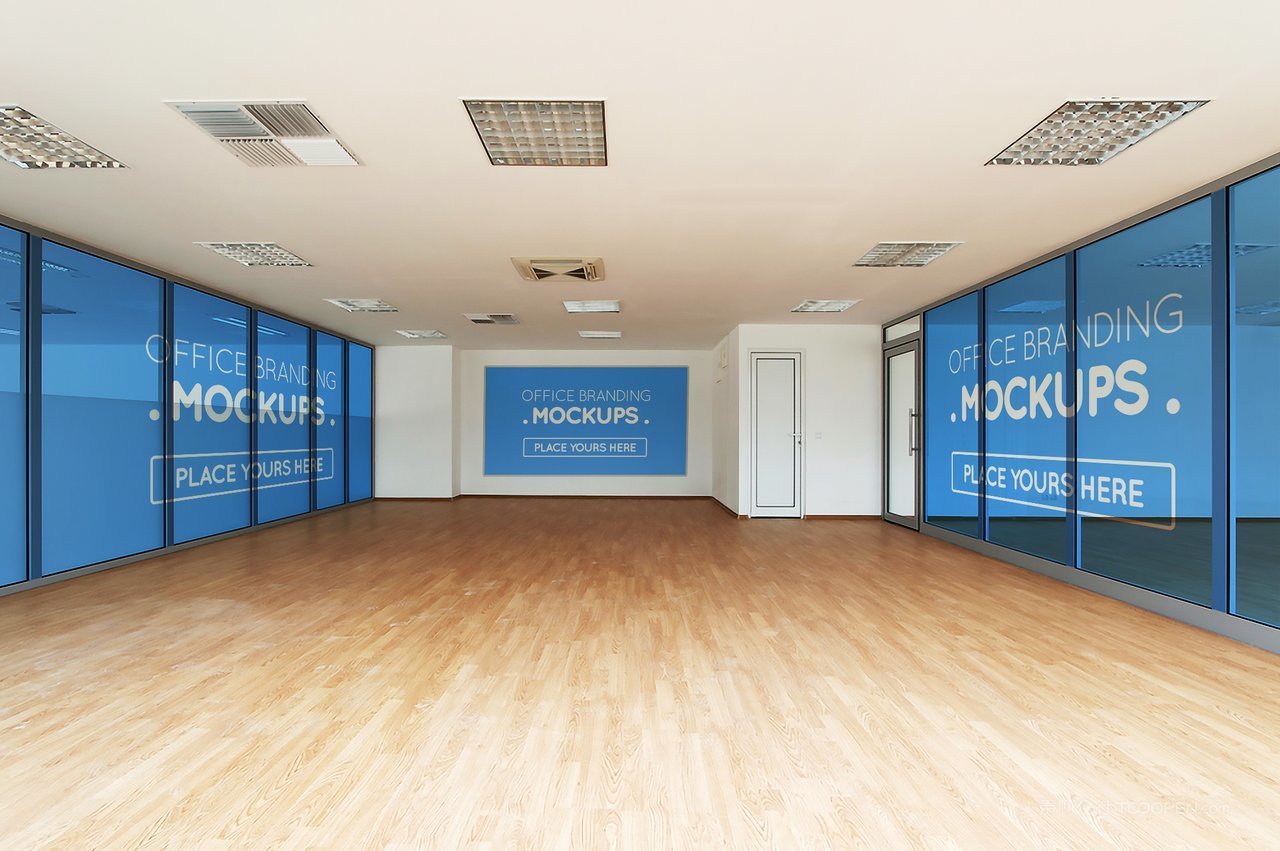 办公室海报样机