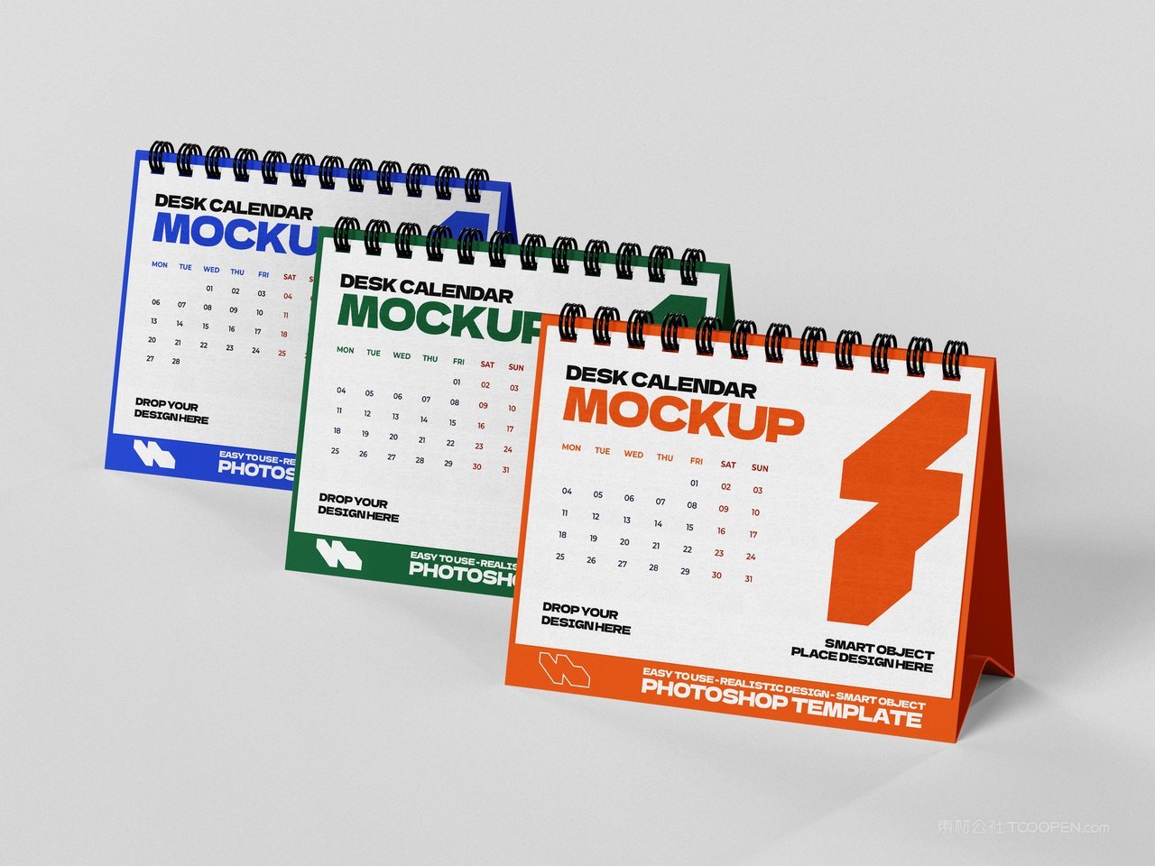 新年日历台历样机