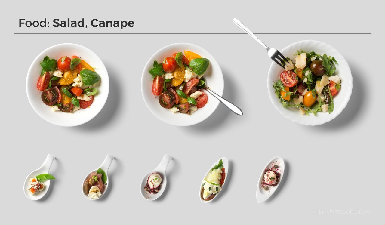 牛排西餐餐具样机模板 (12)