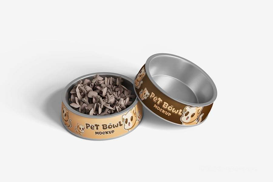 宠物喂食碗样机