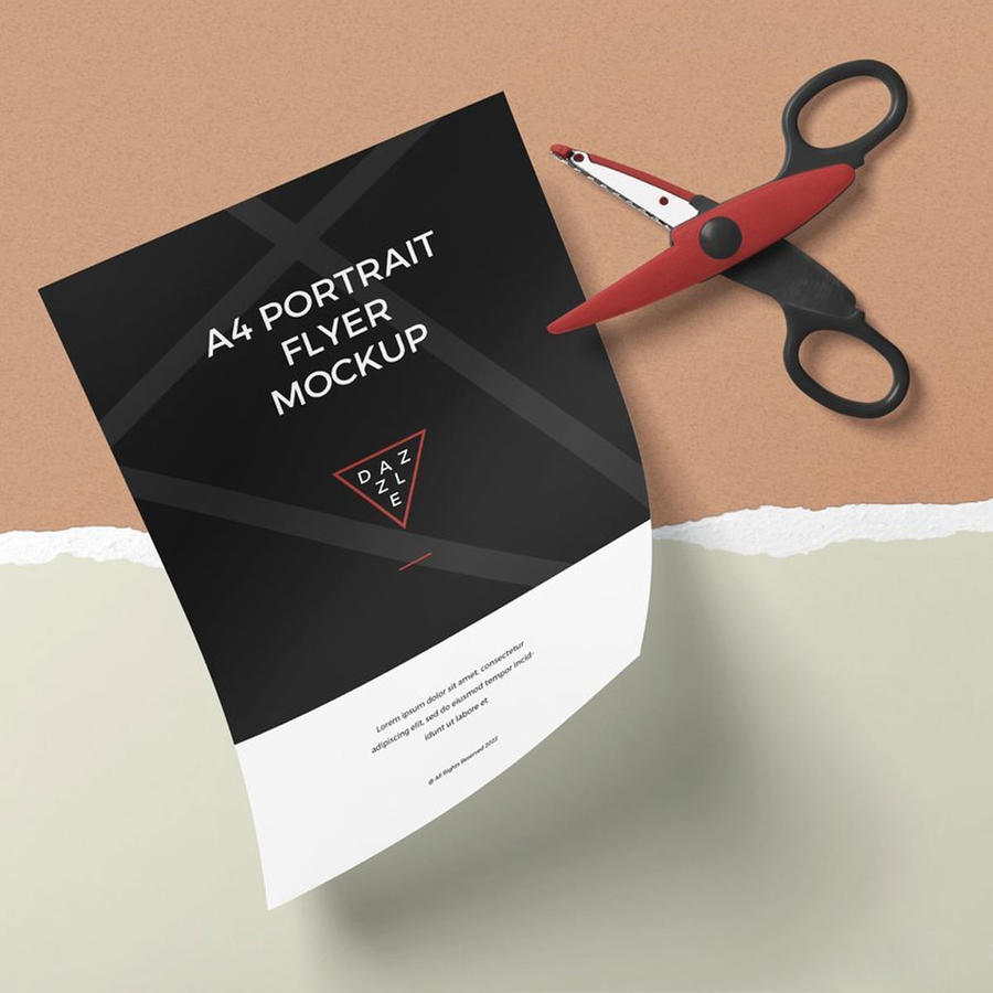 宣传单海报样机