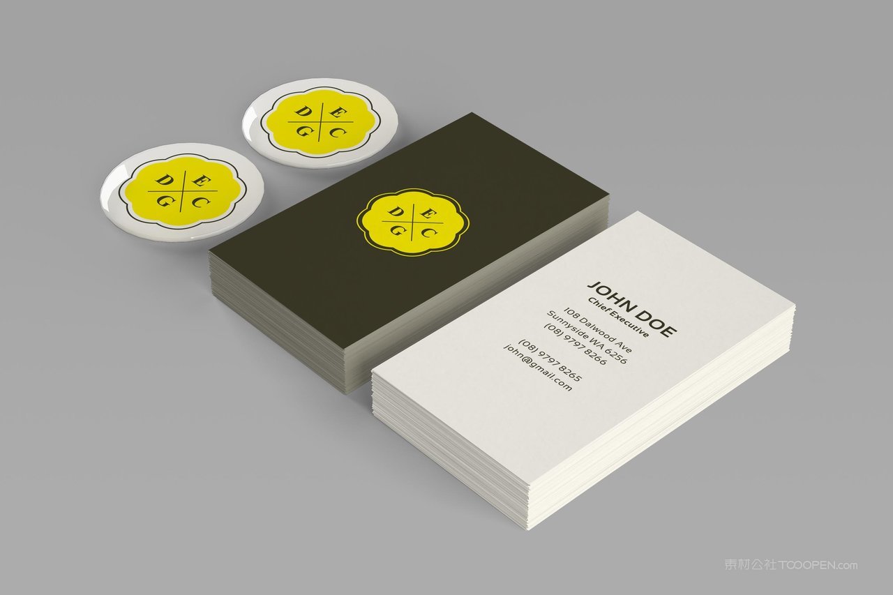 【1271期】柠檬黄公司办公品牌vi样机 (22)