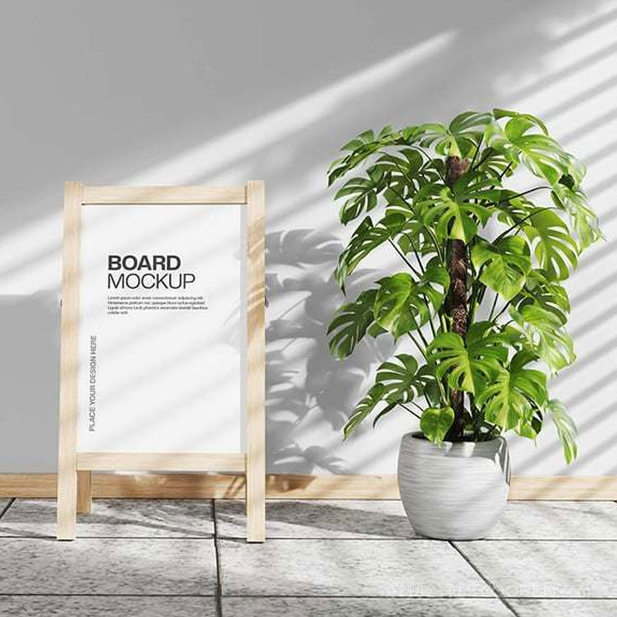 小展台海报样机