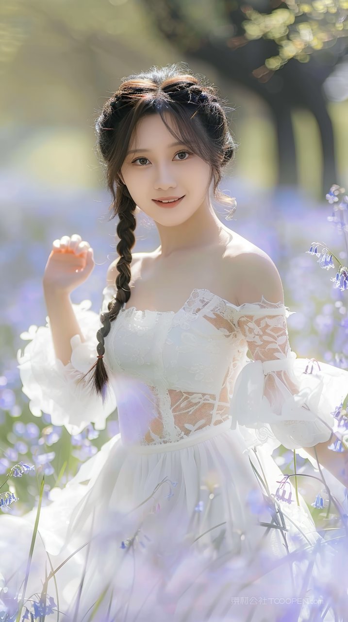 写真少女甜美清纯模特美女年轻