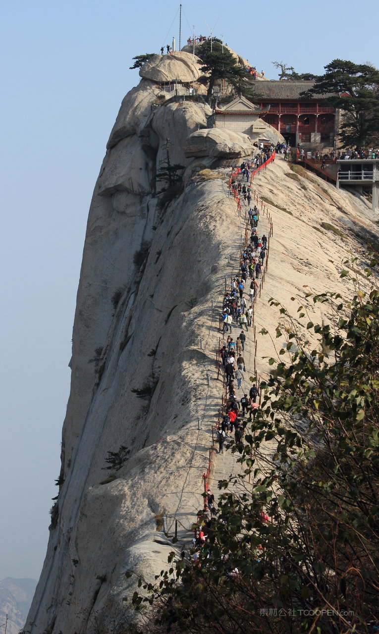 华山西峰高清风景画