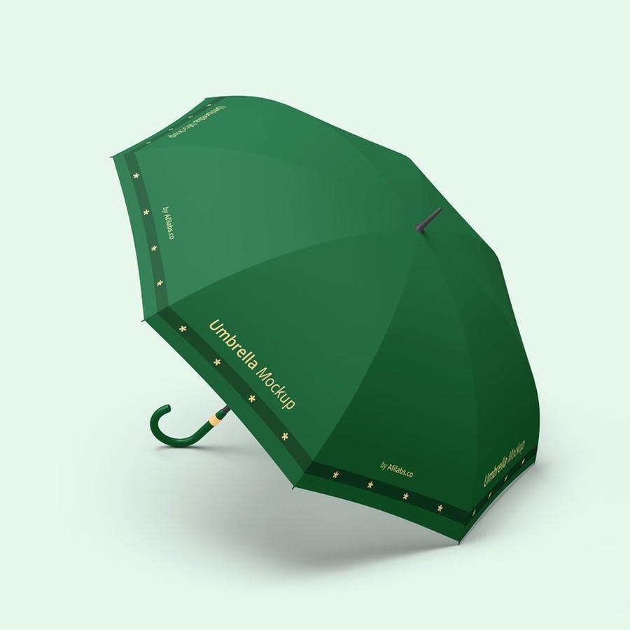 广告物料雨伞样机