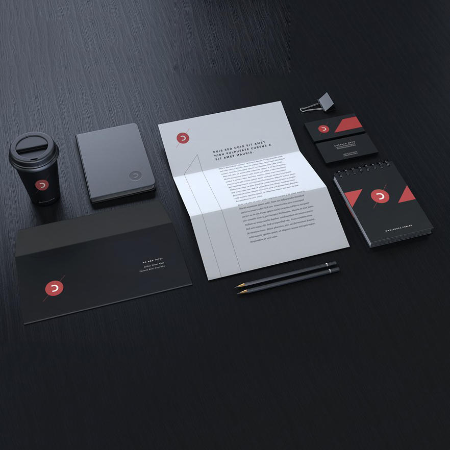 黑色高端VI设计提案