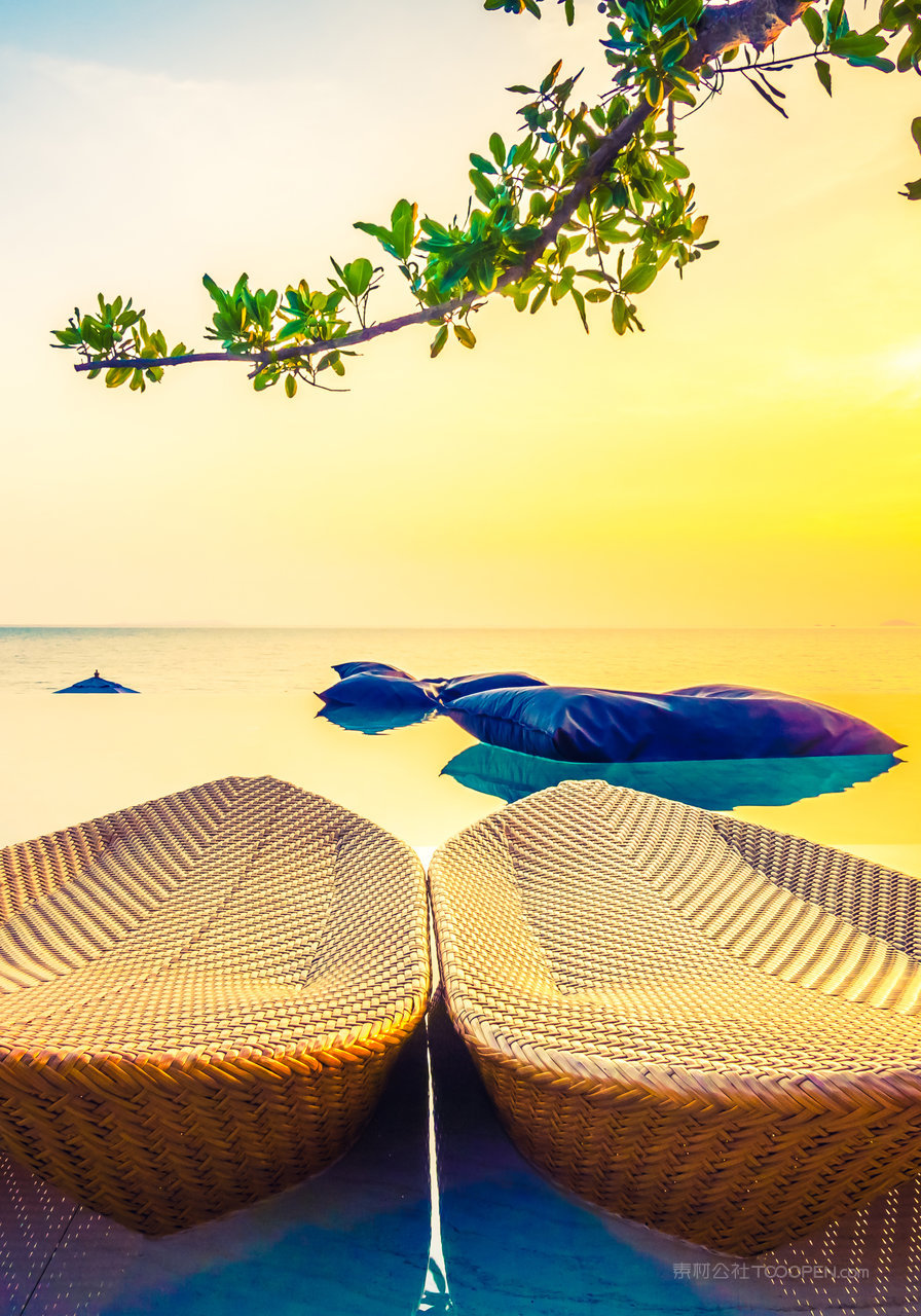 海边海景高清风景画图片