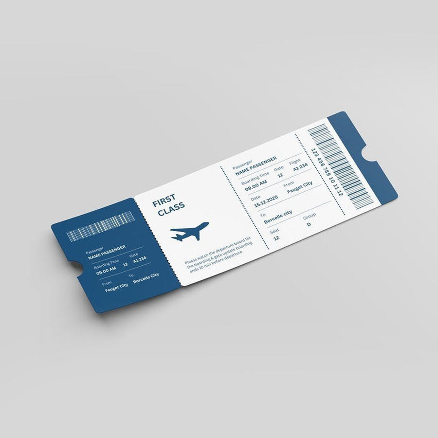 飞机票样机