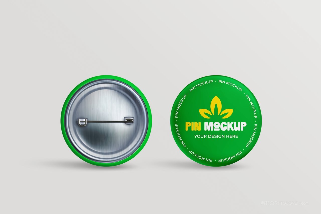 图钉徽章样机