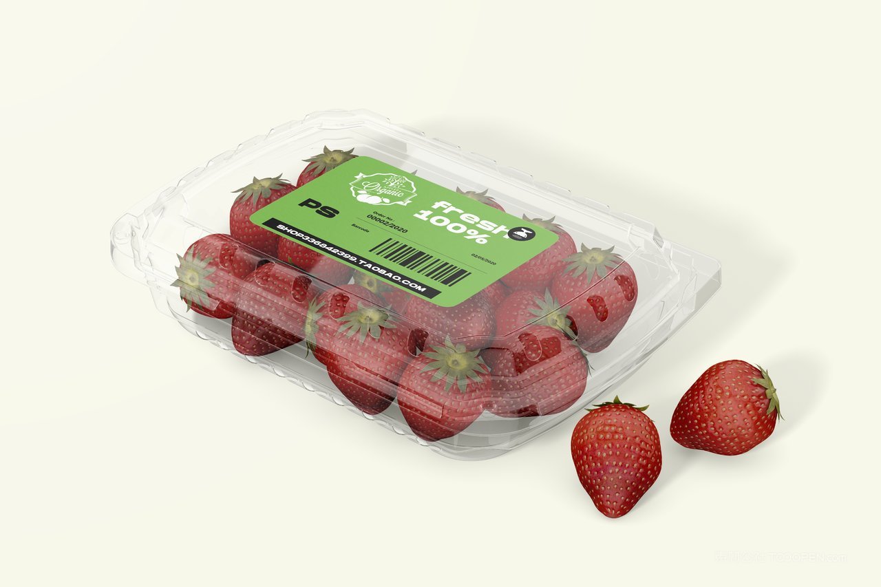 【1252期】绿色水果店品牌vi样机 (16)