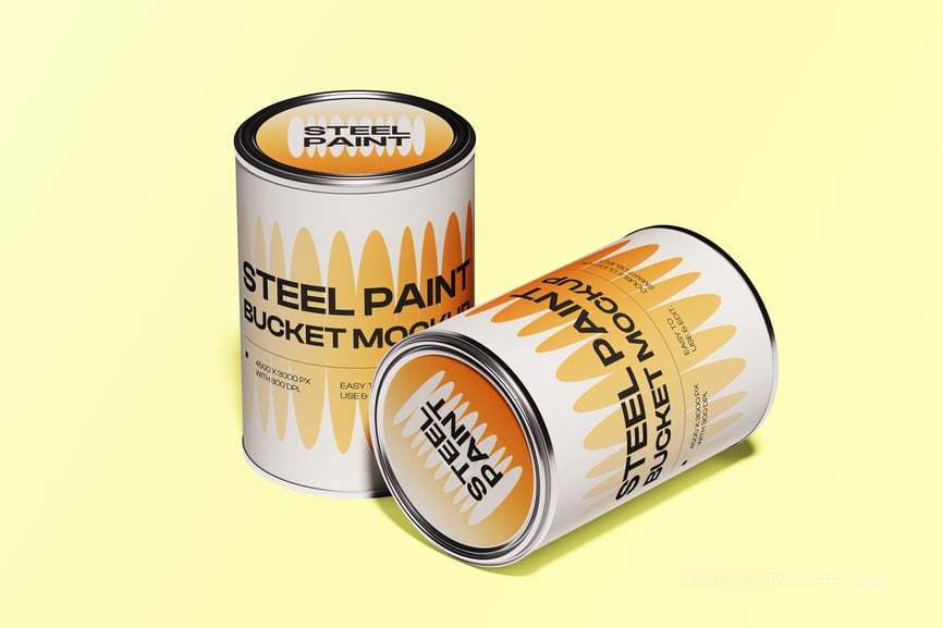 油漆桶包装样机
