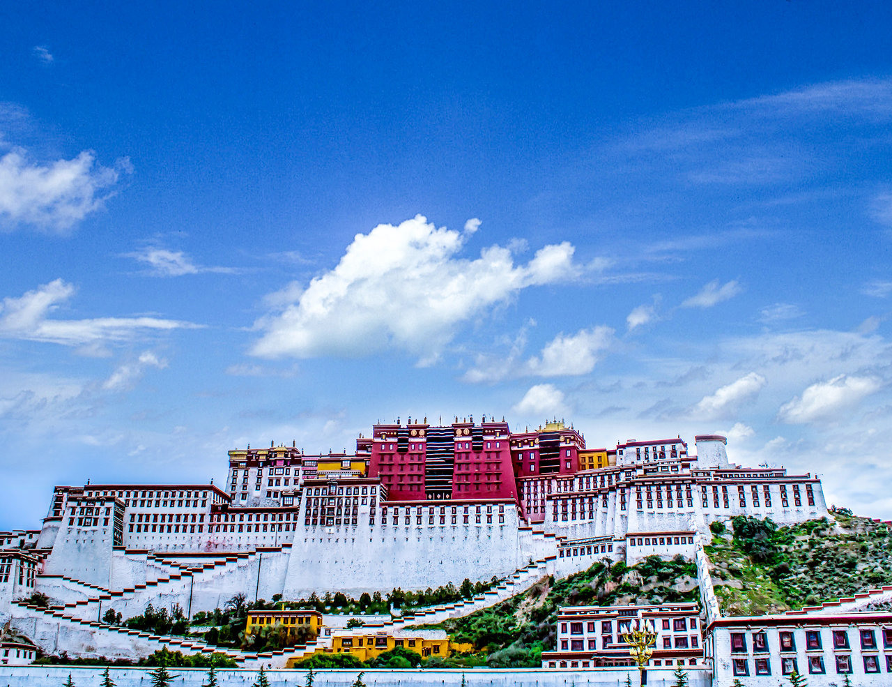 布达拉宫摄影图