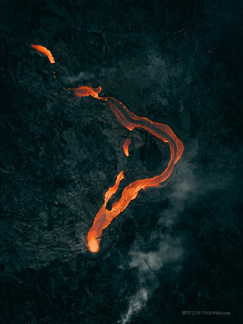 火山高清风景画图片