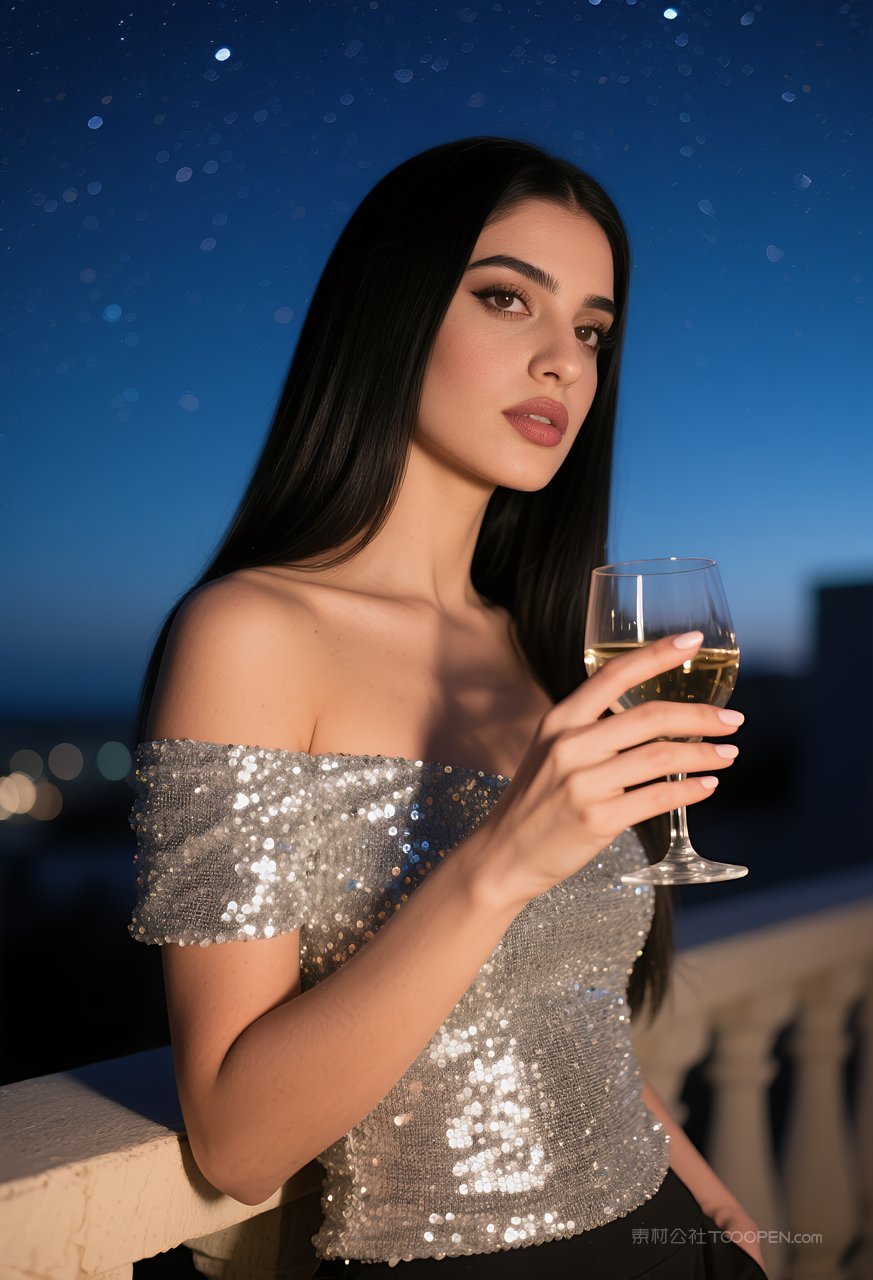 写真迷人时尚美女动人女性气质