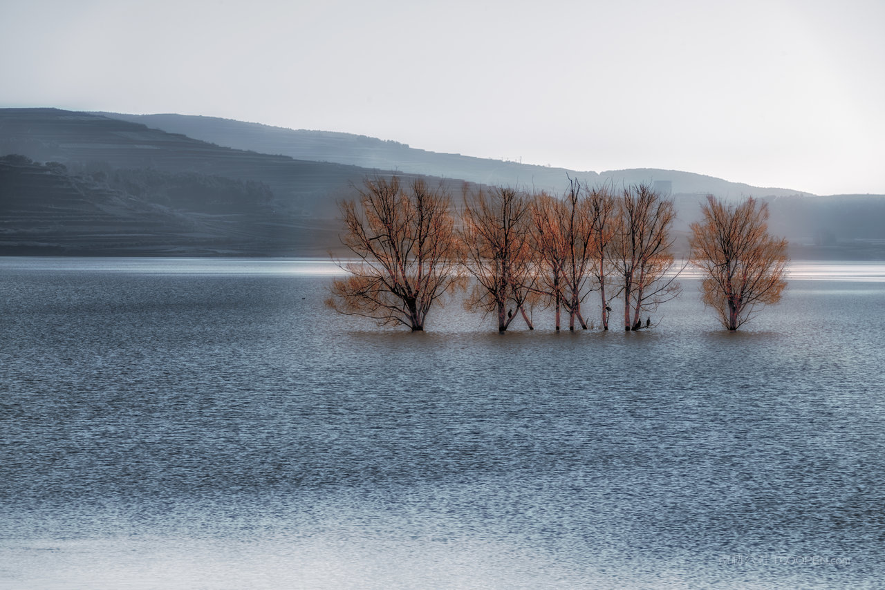 湖光山色摄影图片