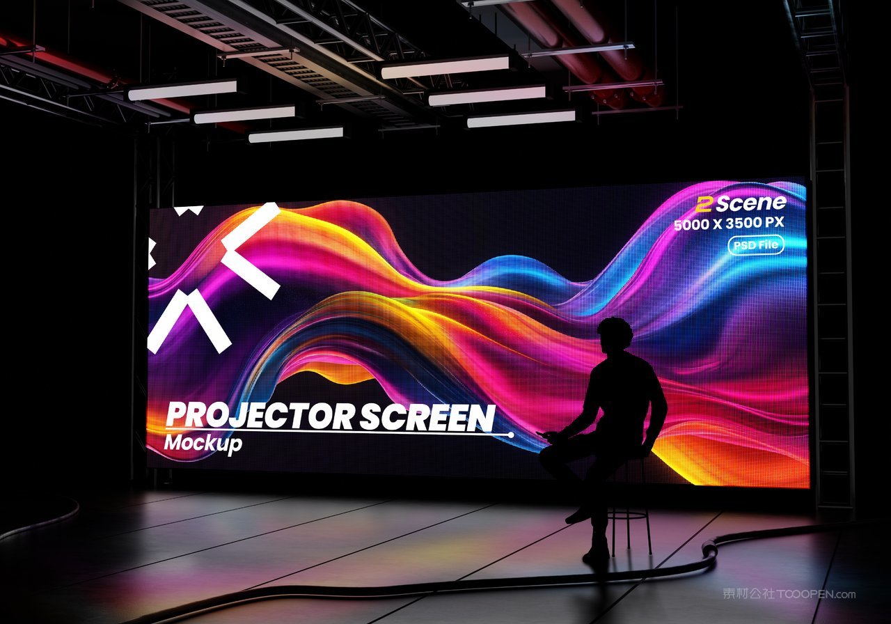 投影仪屏幕样机