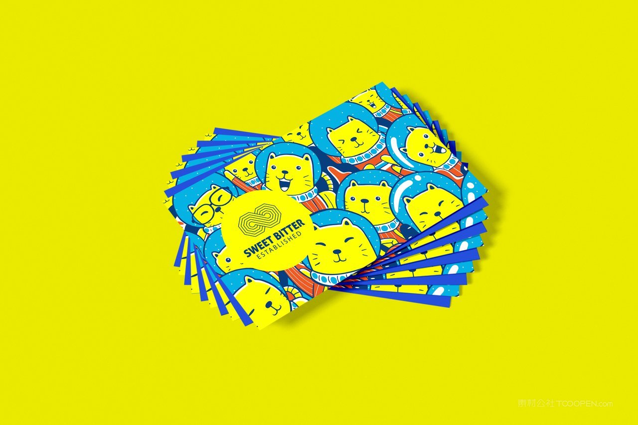 【1261期】毕业设计卡通高端文创品牌vi样机 (14)