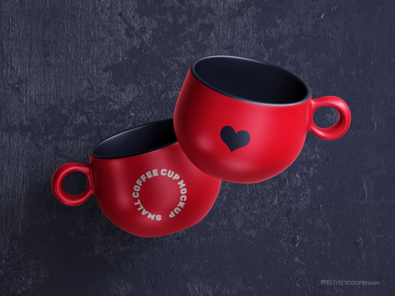 小咖啡杯水杯样机