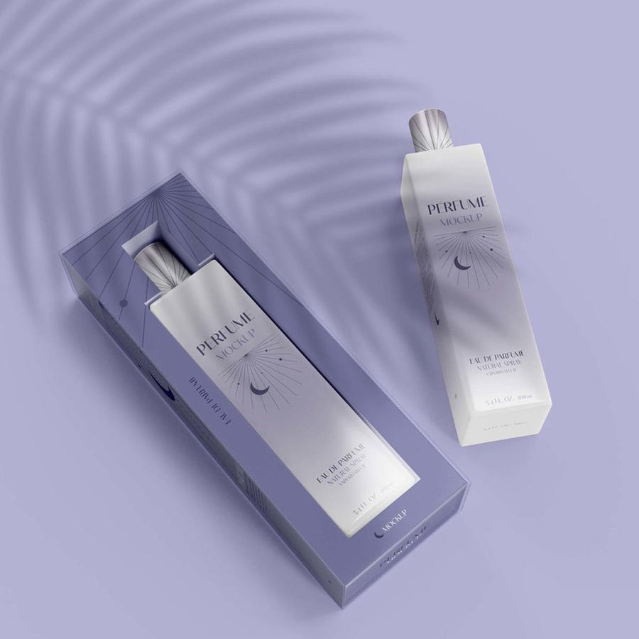 香水瓶纸盒样机