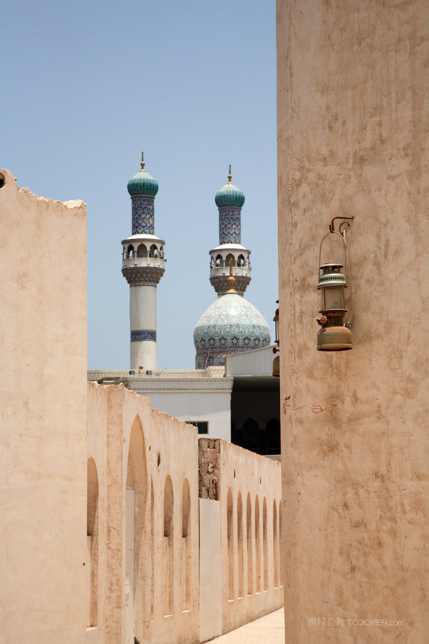 高清迪拜建筑风景画图片