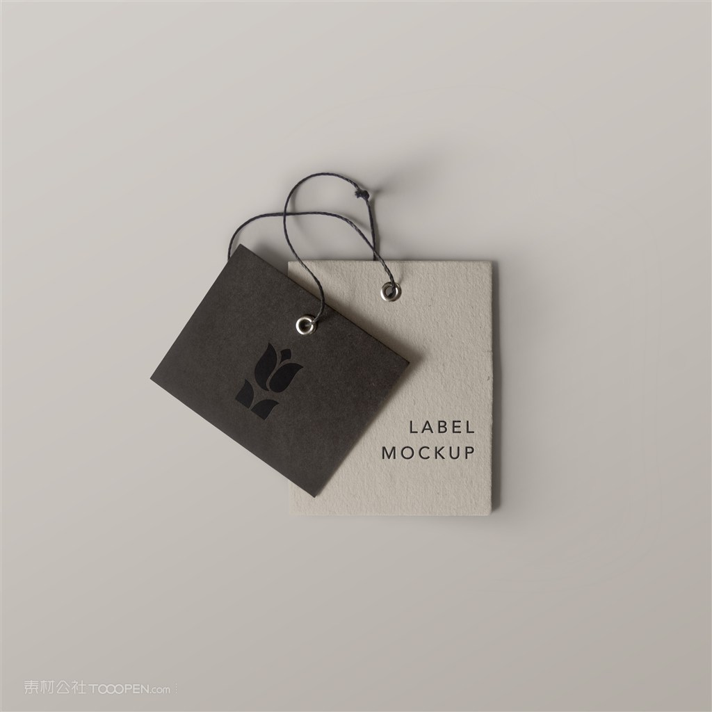 标签吊牌样机